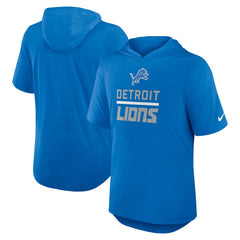 Detroit Lions Lockup Tri-Blend Hoodie T-Shirt - Blue | Nike online