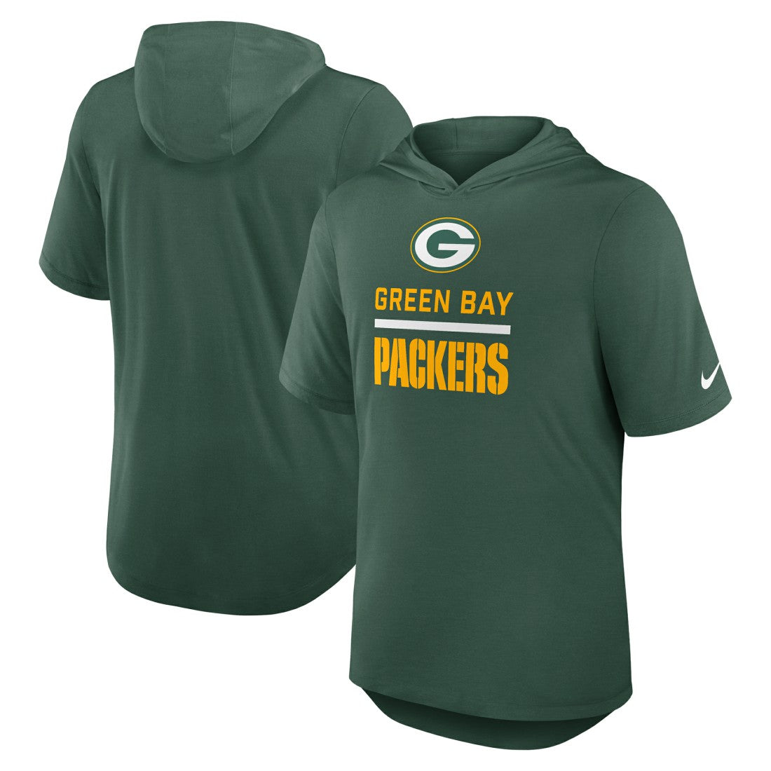 Green Bay Packers Lockup Tri-Blend Hoodie T-Shirt - Green | Nike cheap
