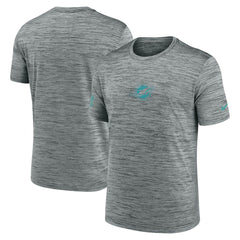 Miami Dolphins Sideline Velocity Dri-FIT T-Shirt - Gray | Nike discount