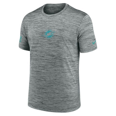 Miami Dolphins Sideline Velocity Dri-FIT T-Shirt - Gray | Nike discount