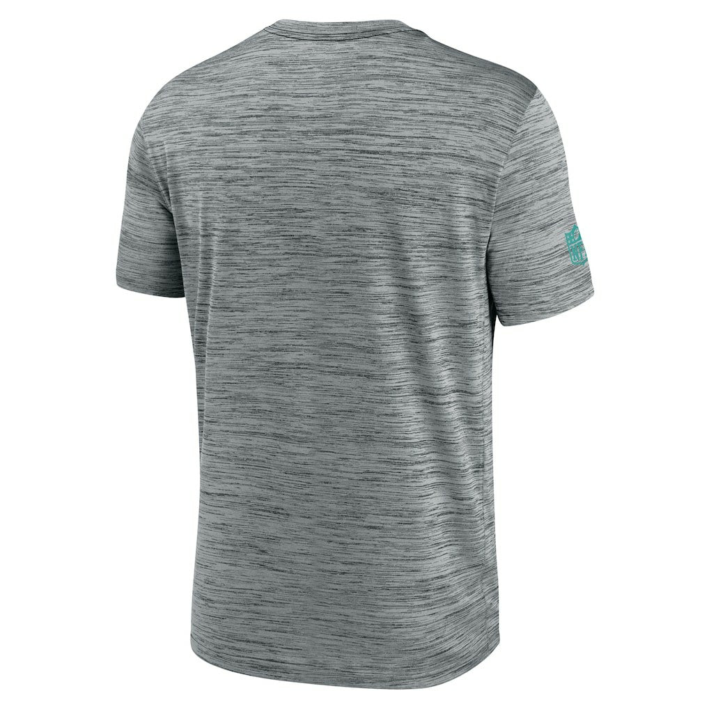 Miami Dolphins Sideline Velocity Dri-FIT T-Shirt - Gray | Nike discount