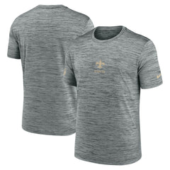 New Orleans Saints Sideline Velocity Dri-FIT T-Shirt - Gray | Nike for sale