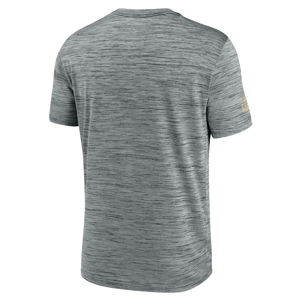 New Orleans Saints Sideline Velocity Dri-FIT T-Shirt - Gray | Nike for sale
