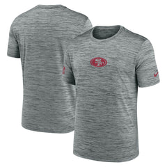 San Francisco 49ers Sideline Velocity Dri-FIT T-Shirt - Gray | Nike online