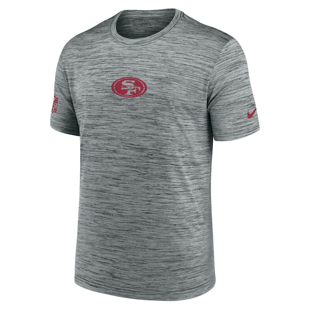 San Francisco 49ers Sideline Velocity Dri-FIT T-Shirt - Gray | Nike online