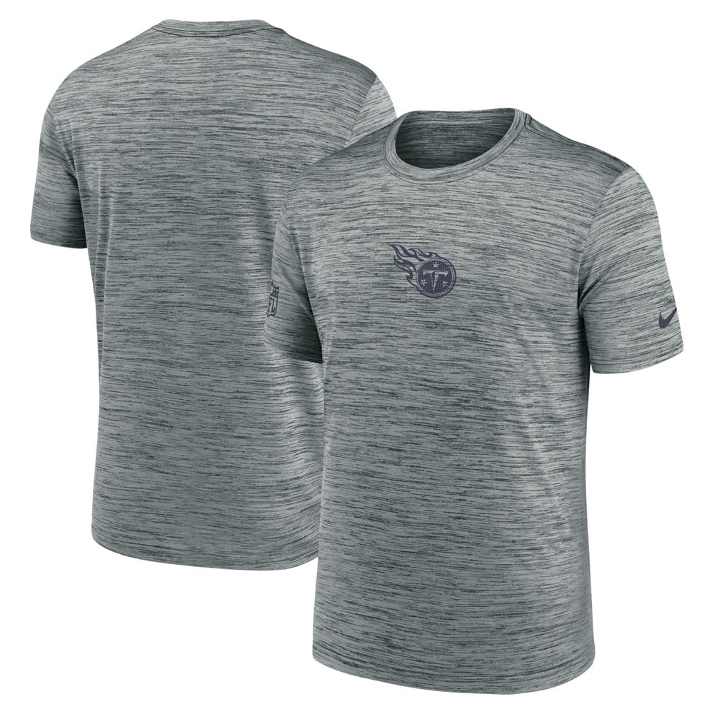 Tennessee Titans Sideline Velocity Dri-FIT T-Shirt - Gray | Nike for sale