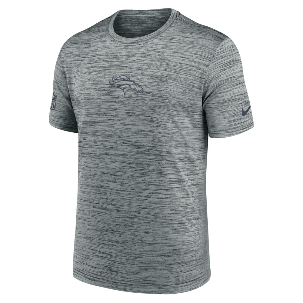 Denver Broncos Sideline Velocity Dri-FIT T-Shirt - Gray | Nike cheap