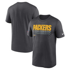 Green Bay Packers Sideline Legend Dri-FIT T-Shirt - Charcoal | Nike cheap