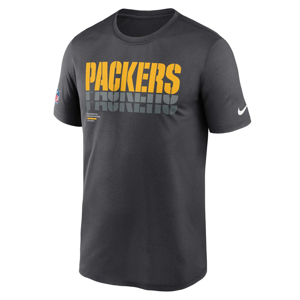 Green Bay Packers Sideline Legend Dri-FIT T-Shirt - Charcoal | Nike cheap