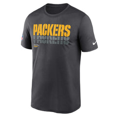 Green Bay Packers Sideline Legend Dri-FIT T-Shirt - Charcoal | Nike cheap