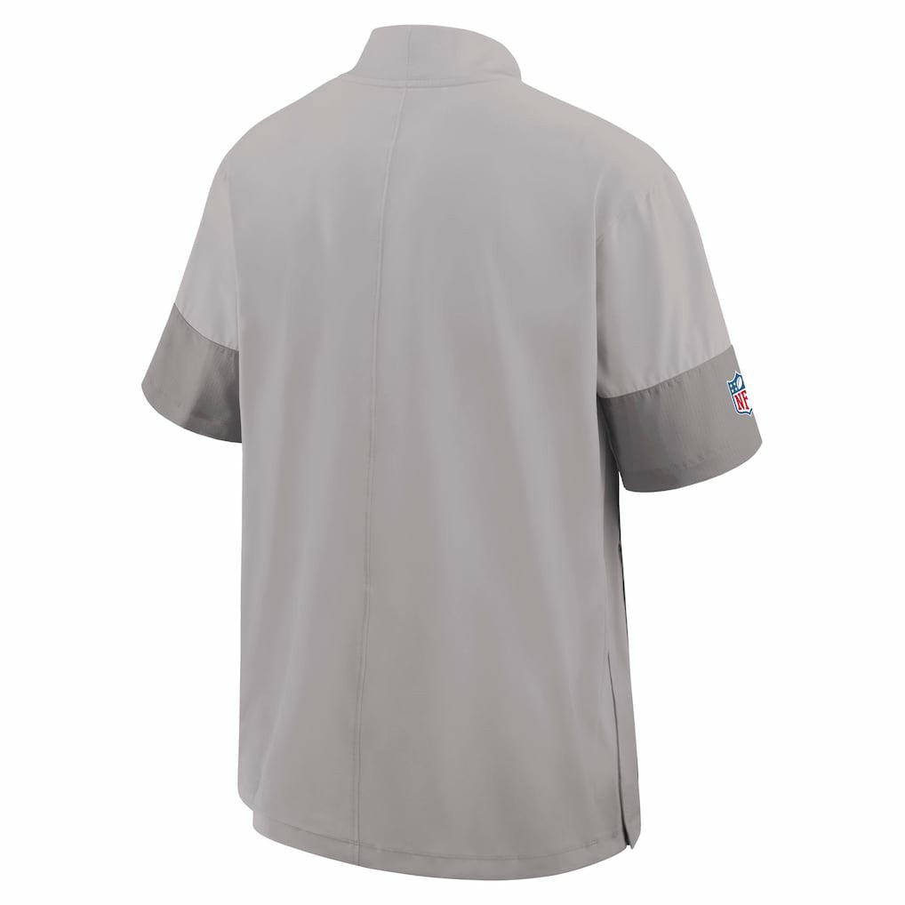 Miami Dolphins Sideline Short Sleeve Quarter-Zip Dri-FIT Coach Jacket - Gray | Nike online