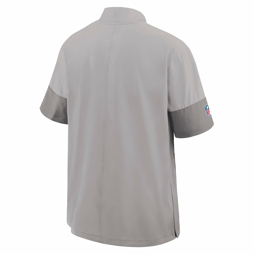 Miami Dolphins Sideline Short Sleeve Quarter-Zip Dri-FIT Coach Jacket - Gray | Nike online