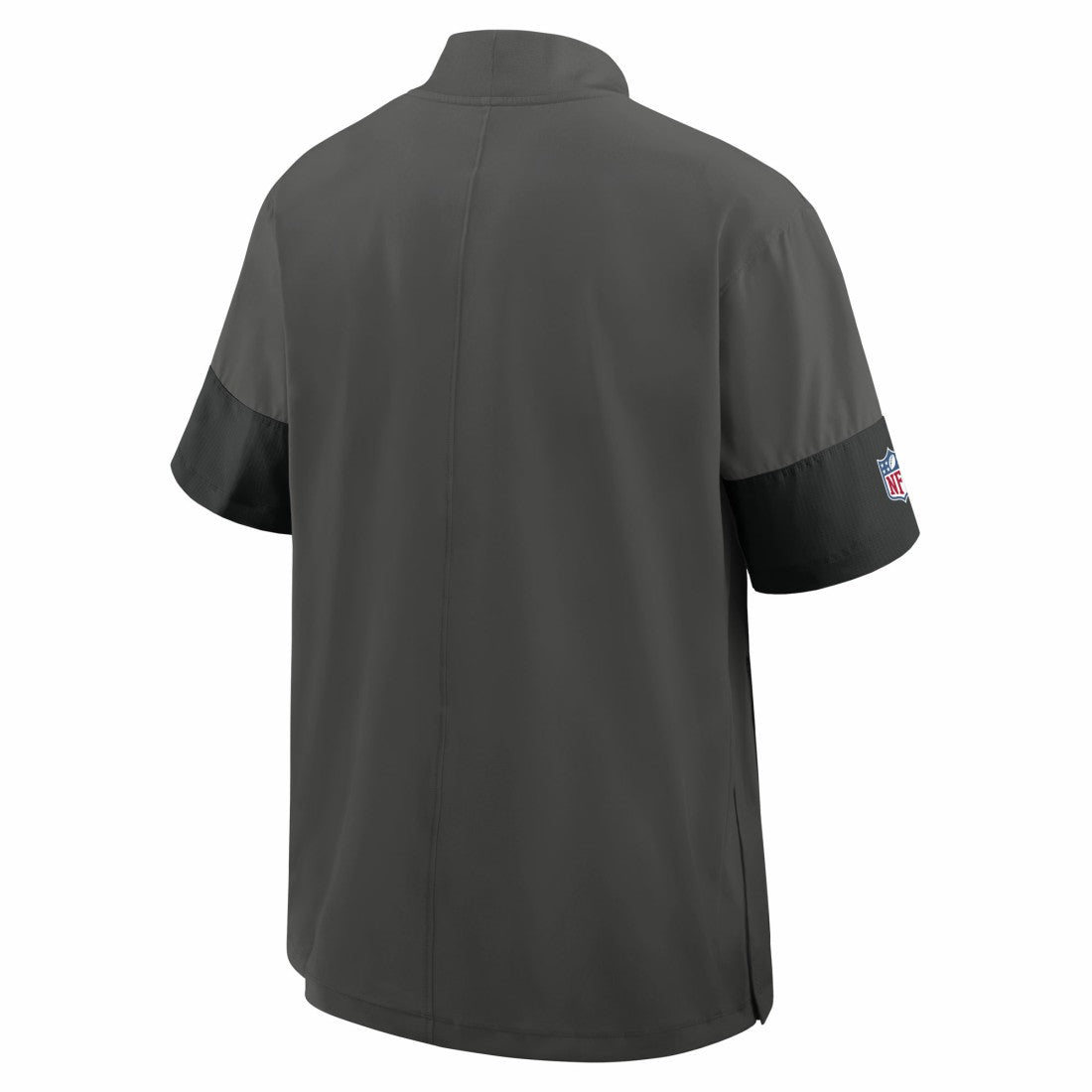 Tampa Bay Buccaneers Sideline Short Sleeve Quarter-Zip Dri-FIT Coach Jacket - Pewter | Nike outlet