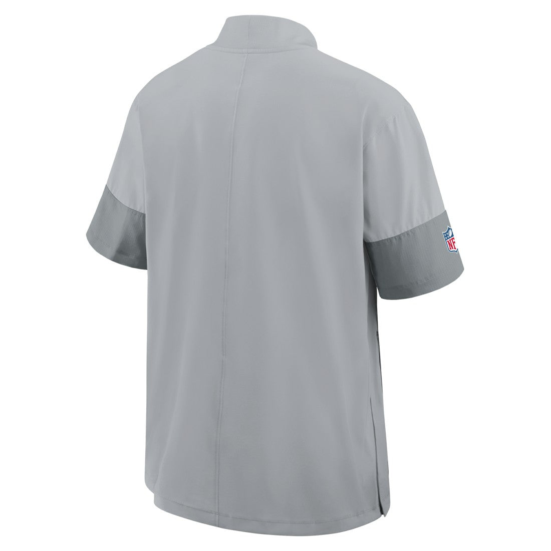 Detroit Lions Sideline Short Sleeve Quarter-Zip Dri-FIT Coach Jacket - Gray | Nike for sale