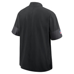 Detroit Lions Sideline Short Sleeve Quarter-Zip Dri-FIT Coach Jacket - Black | Nike sale