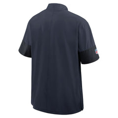 Chicago Bears Sideline Short Sleeve Quarter-Zip Dri-FIT Coach Jacket - Navy | Nike sale