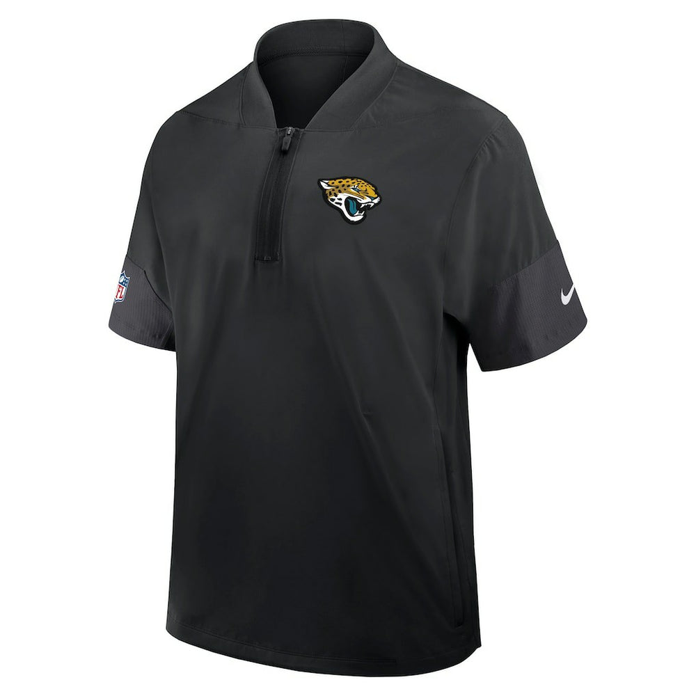 Jacksonville Jaguars Sideline Short Sleeve Quarter-Zip Dri-FIT Coach Jacket - Black | Nike online