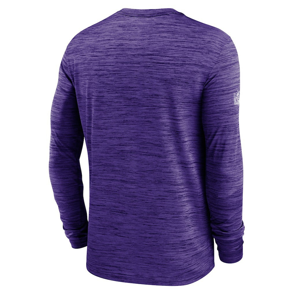 Baltimore Ravens Sideline Velocity Performance Long Sleeve T-Shirt - Purple | Nike outlet