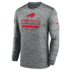 Buffalo Bills Sideline Velocity Performance Long Sleeve T-Shirt - Gray | Nike on sale