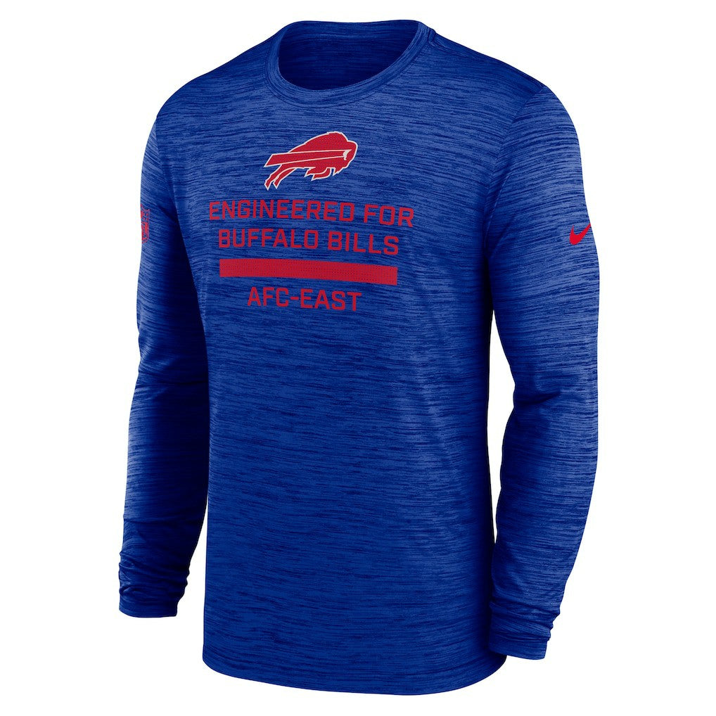 Buffalo Bills Sideline Velocity Performance Long Sleeve T-Shirt - Royal | Nike outlet