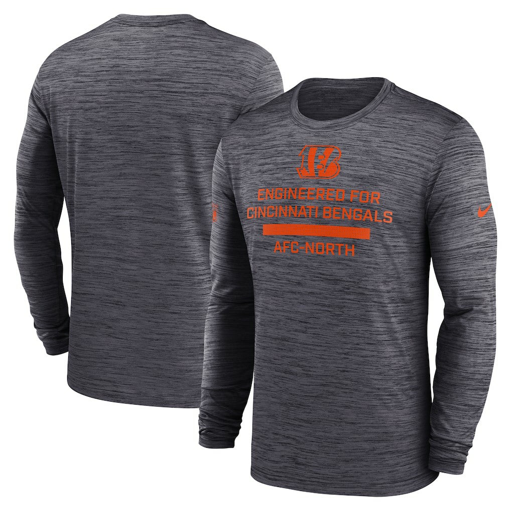 Cincinnati Bengals Sideline Velocity Performance Long Sleeve T-Shirt - Black | Nike on sale