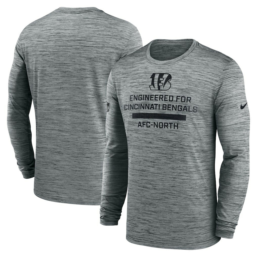 Cincinnati Bengals Sideline Velocity Performance Long Sleeve T-Shirt - Gray | Nike online