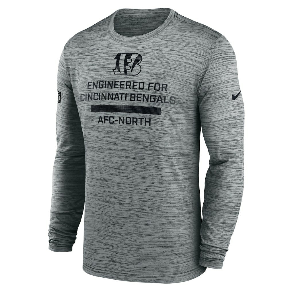 Cincinnati Bengals Sideline Velocity Performance Long Sleeve T-Shirt - Gray | Nike online