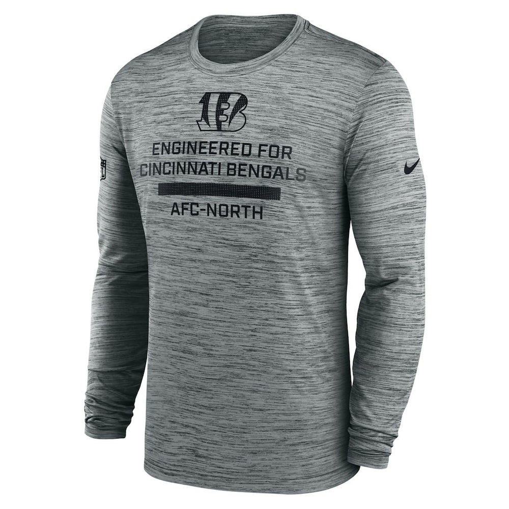 Cincinnati Bengals Sideline Velocity Performance Long Sleeve T-Shirt - Gray | Nike online