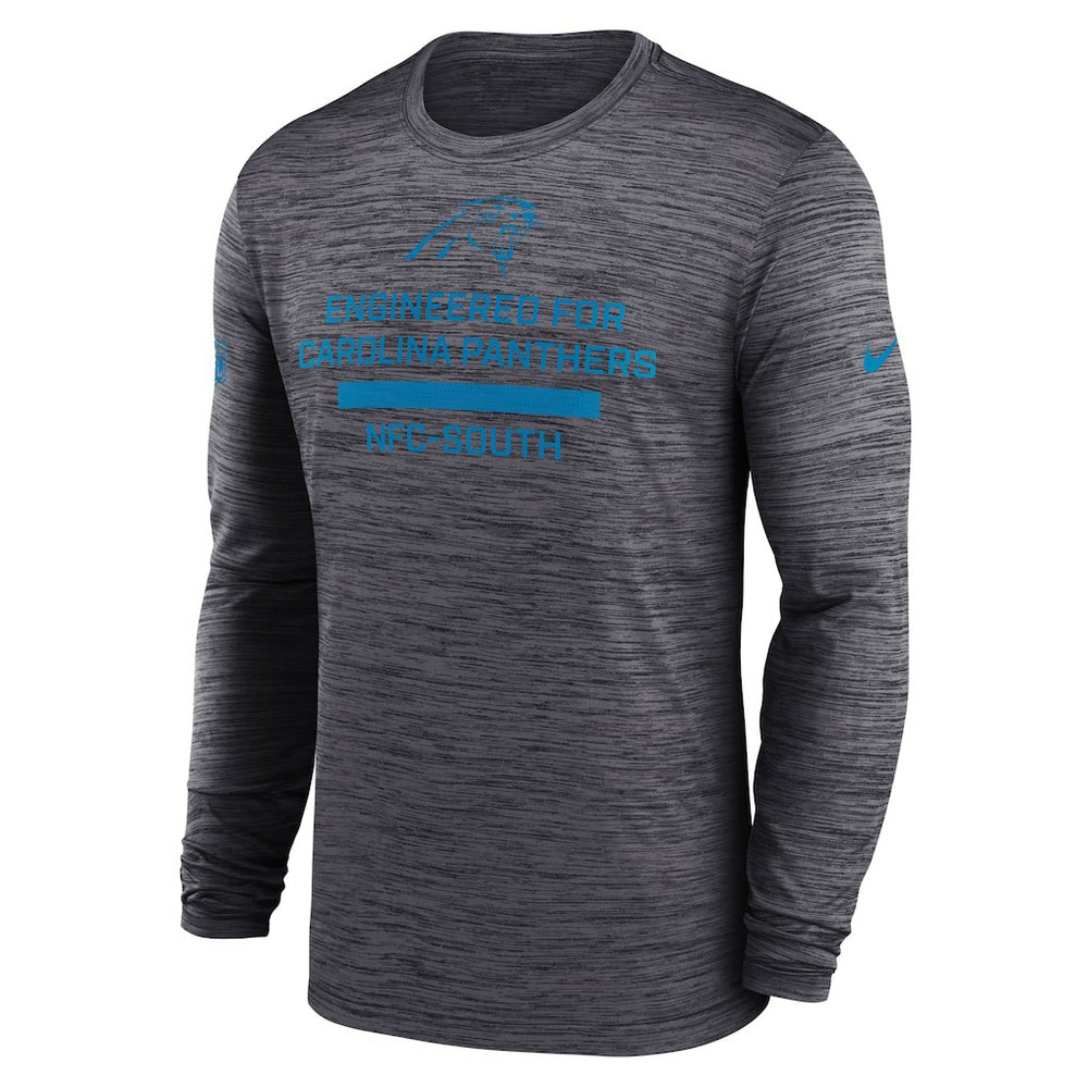 Carolina Panthers Sideline Velocity Performance Long Sleeve T-Shirt - Black | Nike sale