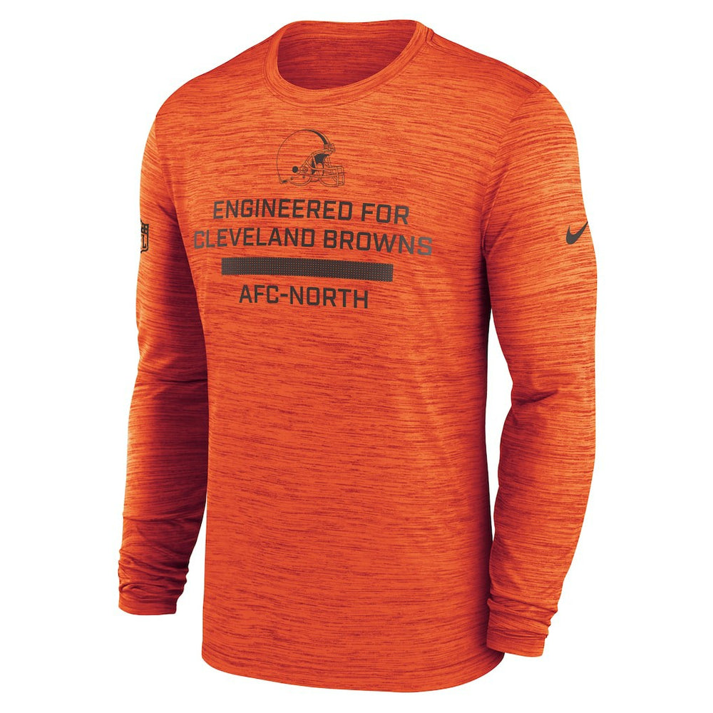 Cleveland Browns Sideline Velocity Performance Long Sleeve T-Shirt - Orange | Nike discount