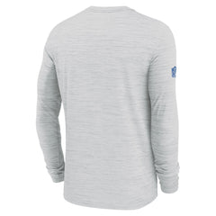 Detroit Lions Sideline Velocity Performance Long Sleeve T-Shirt - Ash | Nike for sale