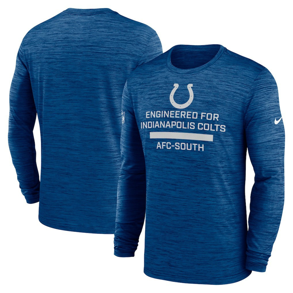 Indianapolis Colts Sideline Velocity Performance Long Sleeve T-Shirt - Royal | Nike outlet