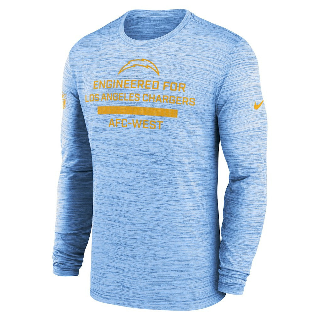 Los Angeles Chargers Sideline Velocity Performance Long Sleeve T-Shirt - Powder Blue | Nike cheap