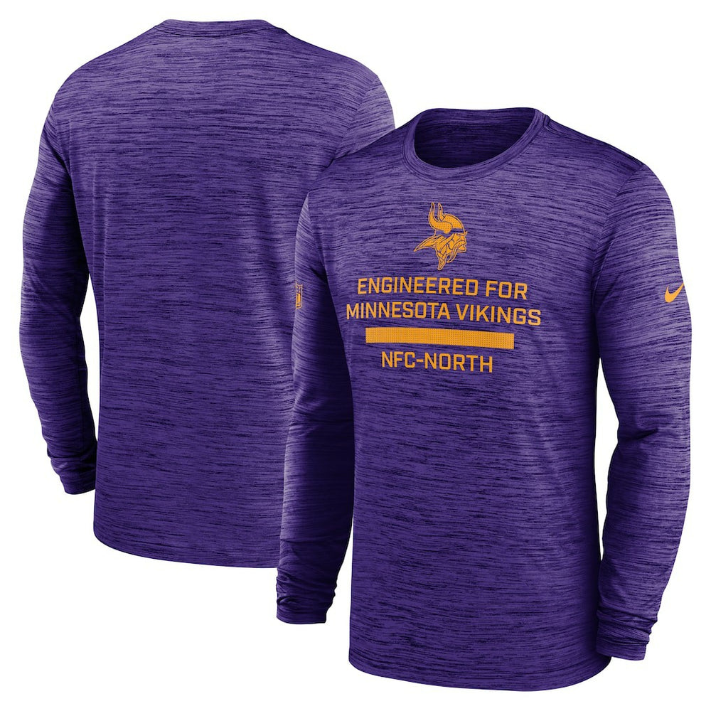 Minnesota Vikings Sideline Velocity Performance Long Sleeve T-Shirt - Purple | Nike discount