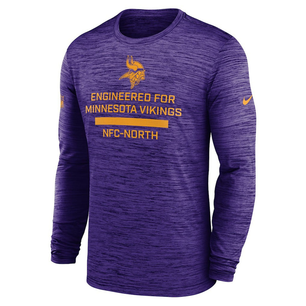 Minnesota Vikings Sideline Velocity Performance Long Sleeve T-Shirt - Purple | Nike discount