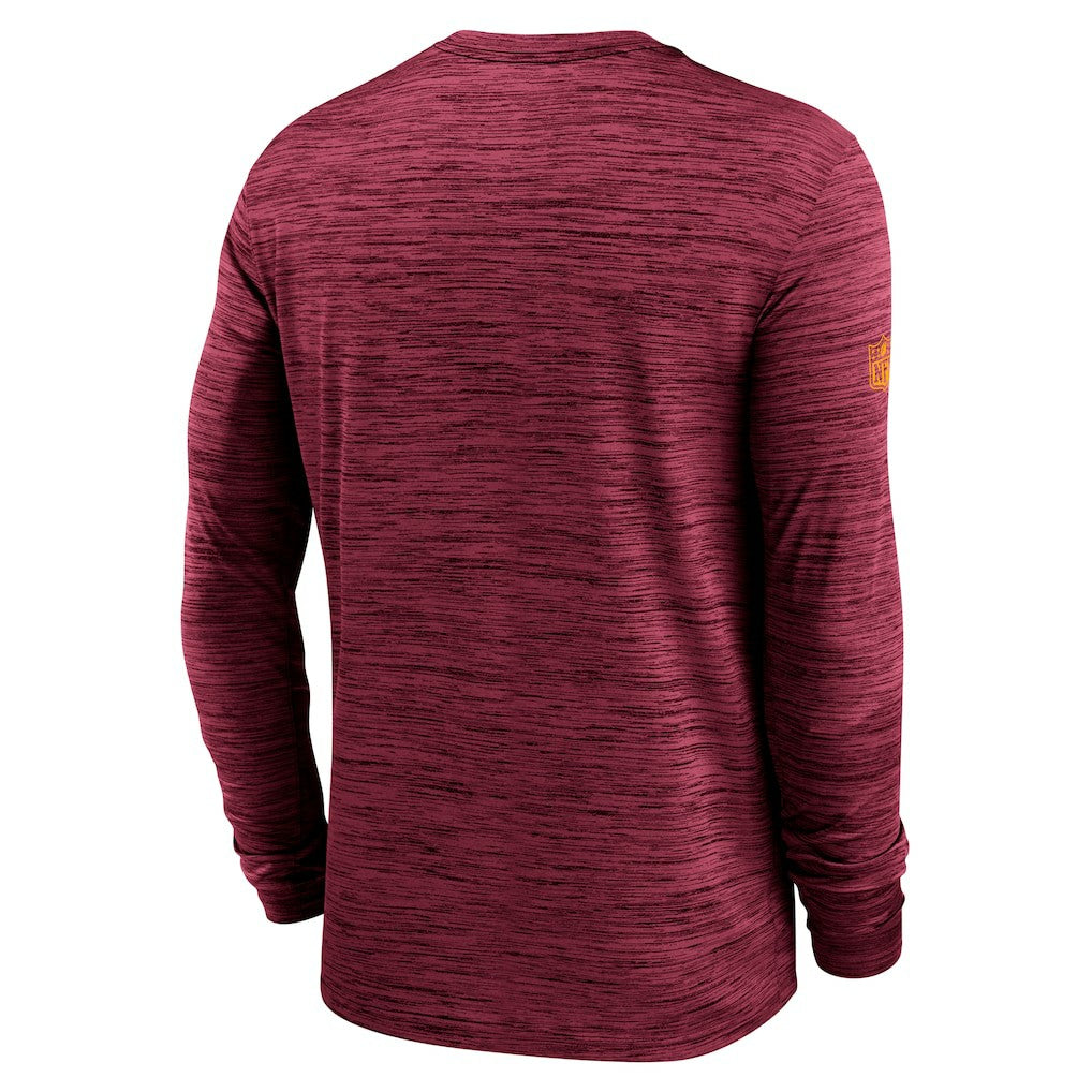 Washington Commanders Sideline Velocity Performance Long Sleeve T-Shirt - Burgundy | Nike discount
