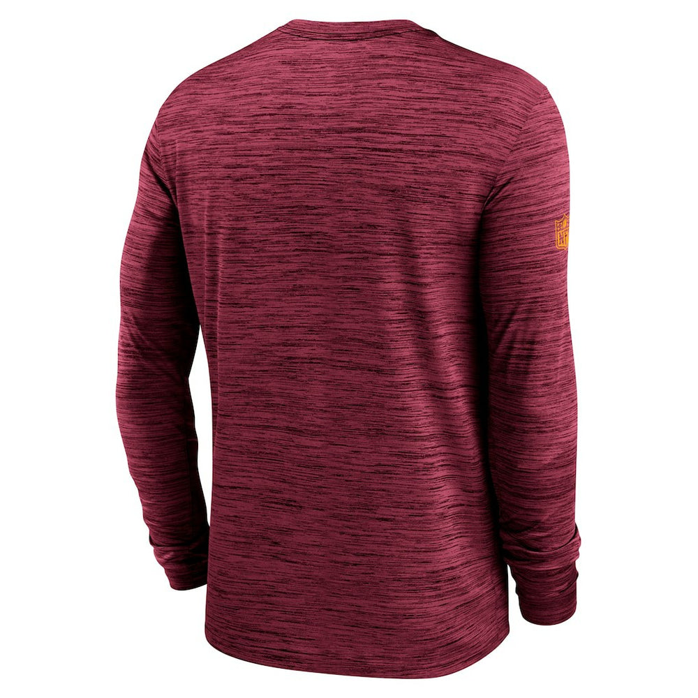 Washington Commanders Sideline Velocity Performance Long Sleeve T-Shirt - Burgundy | Nike discount