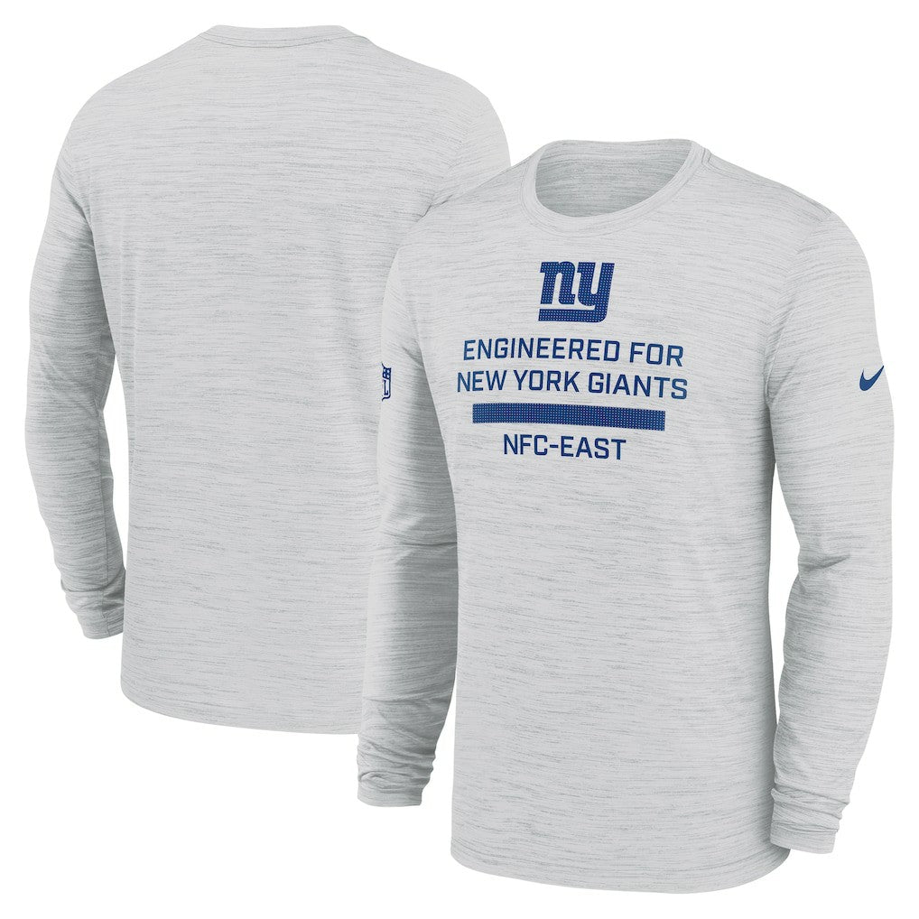 New York Giants Sideline Velocity Performance Long Sleeve T-Shirt - Ash | Nike on sale