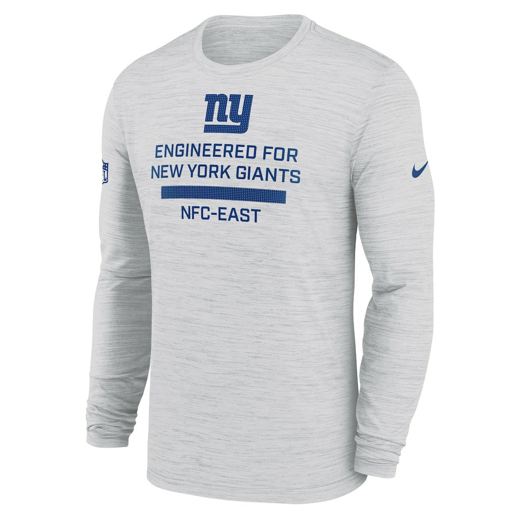 New York Giants Sideline Velocity Performance Long Sleeve T-Shirt - Ash | Nike on sale