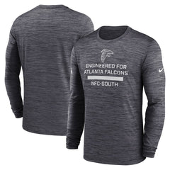 Atlanta Falcons Sideline Velocity Performance Long Sleeve T-Shirt - Charcoal | Nike sale