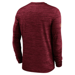 San Francisco 49ers Sideline Velocity Performance Long Sleeve T-Shirt - Scarlet | Nike outlet