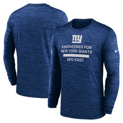 New York Giants Sideline Velocity Performance Long Sleeve T-Shirt - Royal | Nike outlet