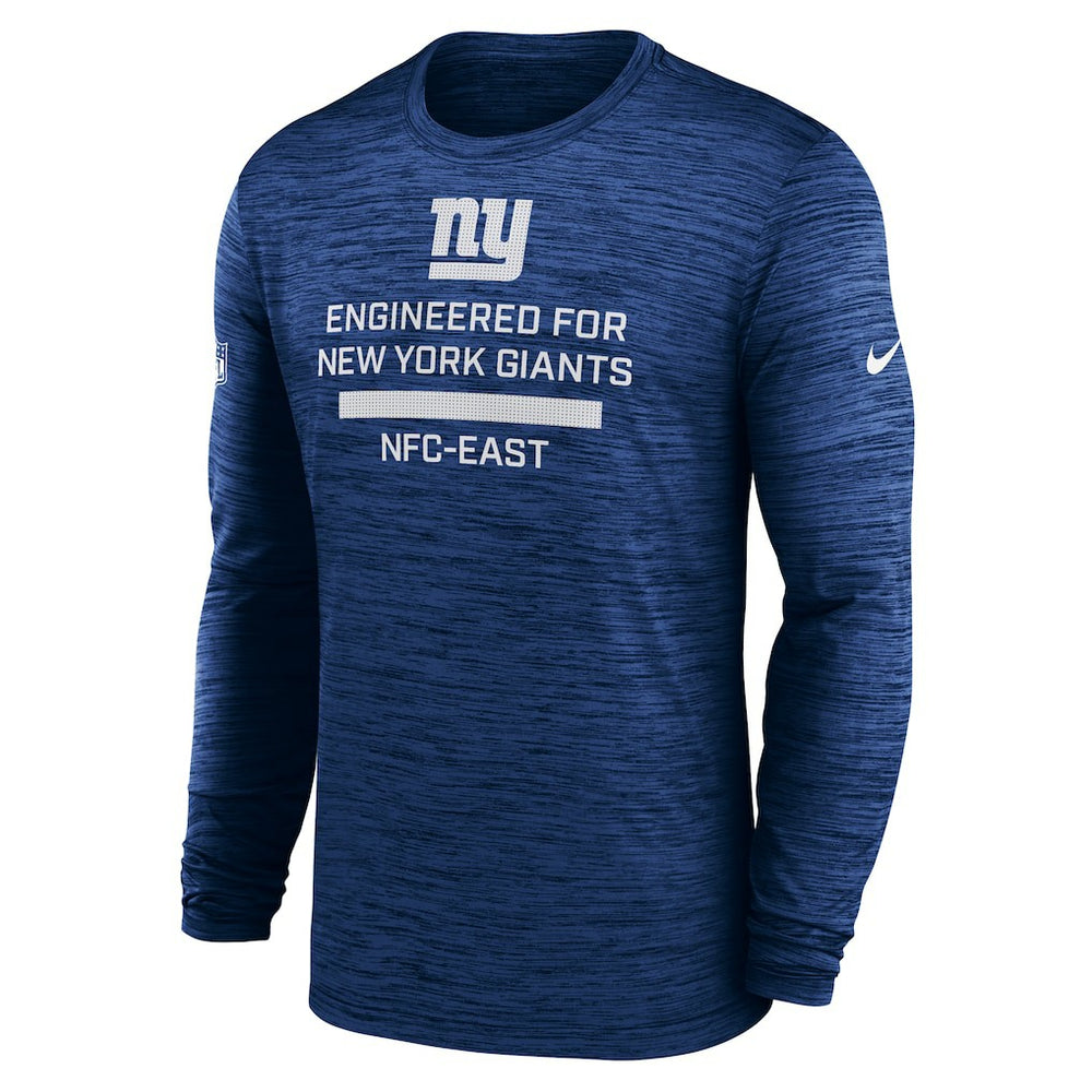 New York Giants Sideline Velocity Performance Long Sleeve T-Shirt - Royal | Nike outlet