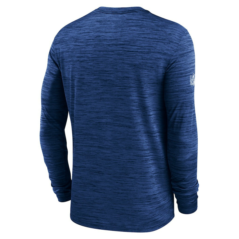 New York Giants Sideline Velocity Performance Long Sleeve T-Shirt - Royal | Nike outlet