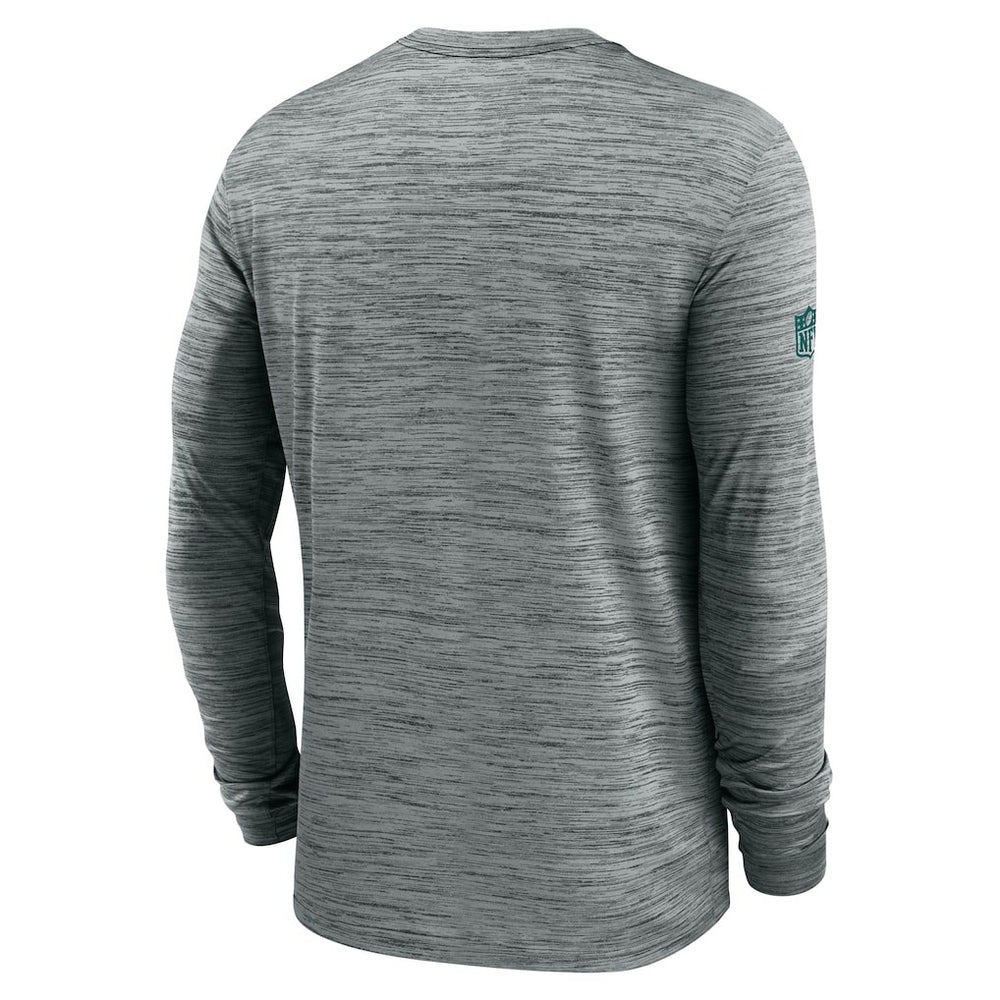 Philadelphia Eagles Sideline Velocity Performance Long Sleeve T-Shirt - Gray | Nike cheap