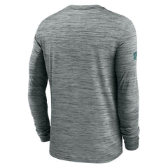 Philadelphia Eagles Sideline Velocity Performance Long Sleeve T-Shirt - Gray | Nike cheap