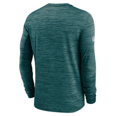 Philadelphia Eagles Sideline Velocity Performance Long Sleeve T-Shirt - Midnight Green | Nike cheap