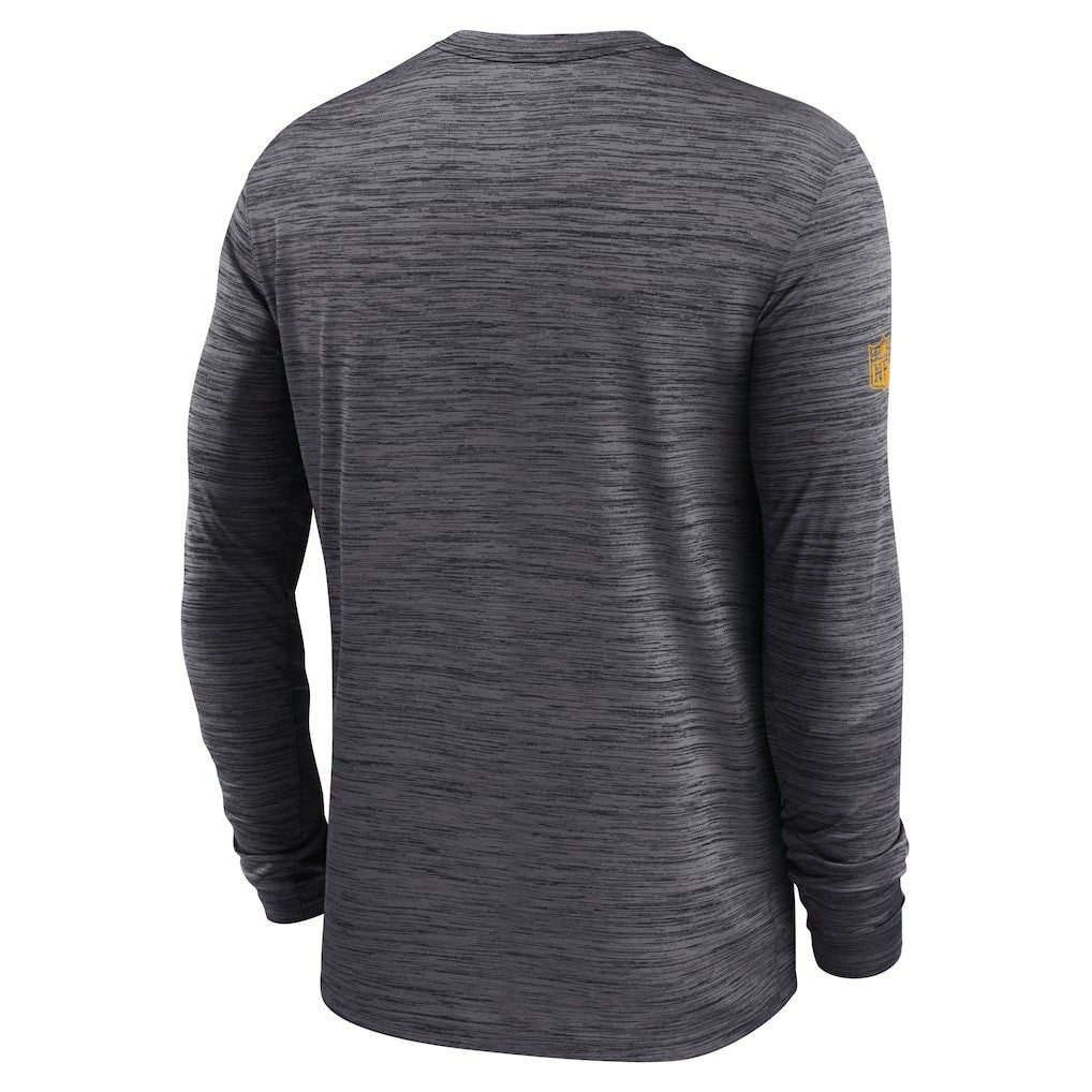 Pittsburgh Steelers Sideline Velocity Performance Long Sleeve T-Shirt - Black | Nike outlet