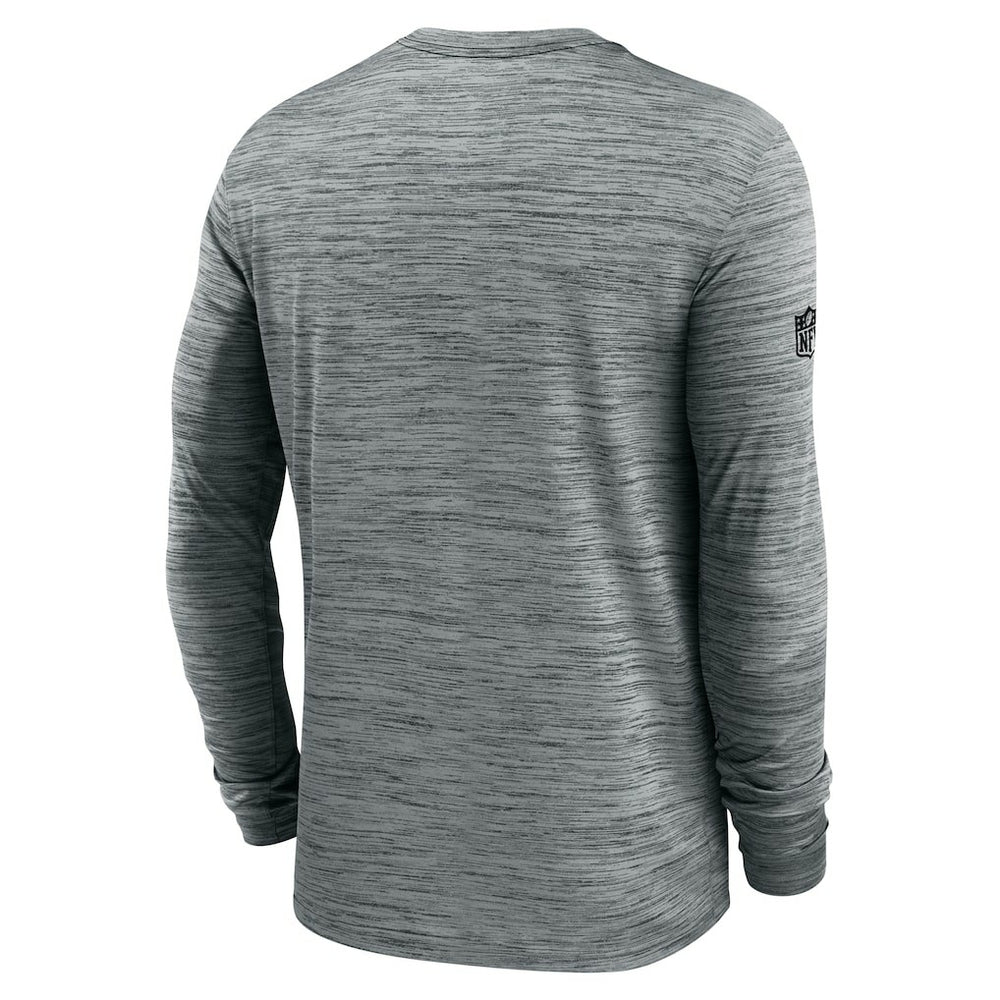 Pittsburgh Steelers Sideline Velocity Performance Long Sleeve T-Shirt - Gray | Nike sale