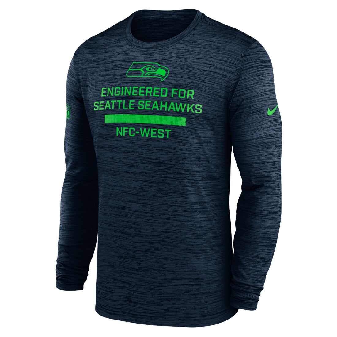 Seattle Seahawks Sideline Velocity Performance Long Sleeve T-Shirt - College Navy | Nike cheap